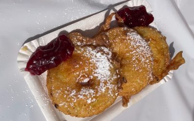 Äpfel im Schlafrock